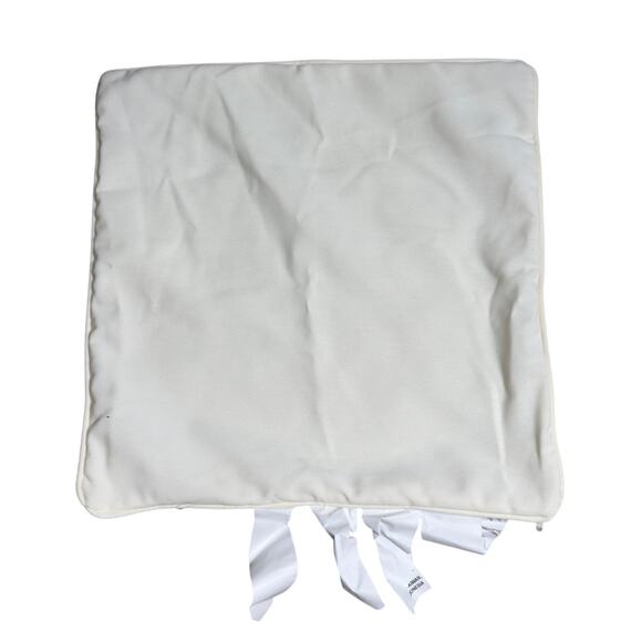 Pottery Barn New without tags Palmetto Arm Chair Cushion Cover Ivory Cream - Picture 2 of 8